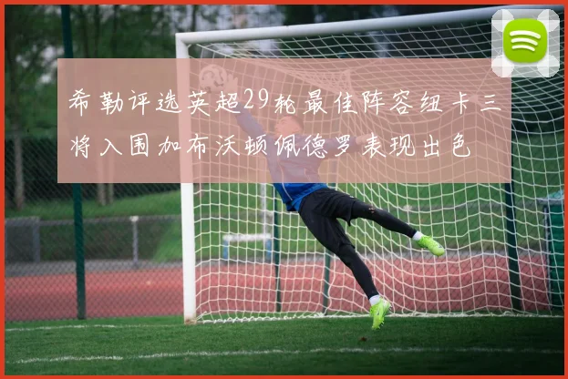 希勒评选英超29轮最佳阵容纽卡三将入围加布沃顿佩德罗表现出色